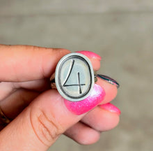 Load image into Gallery viewer, Number Ring