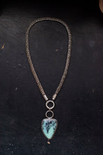 Load image into Gallery viewer, Amazonite & Etruscan Chain Necklace