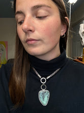 Load image into Gallery viewer, Amazonite & Etruscan Chain Necklace