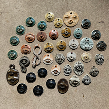 Load image into Gallery viewer, Ceramic Eyeball Medallions