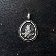 Load image into Gallery viewer, Crow Pendant| Made To Order | Symbols