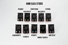 Load image into Gallery viewer, Gaia Studs| .925 Silver| Various Gems