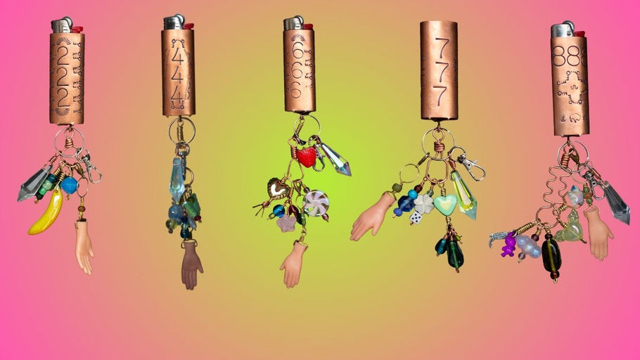 Transforming BIC Lighter Cases Into Lisa Frank Inspired Keychains