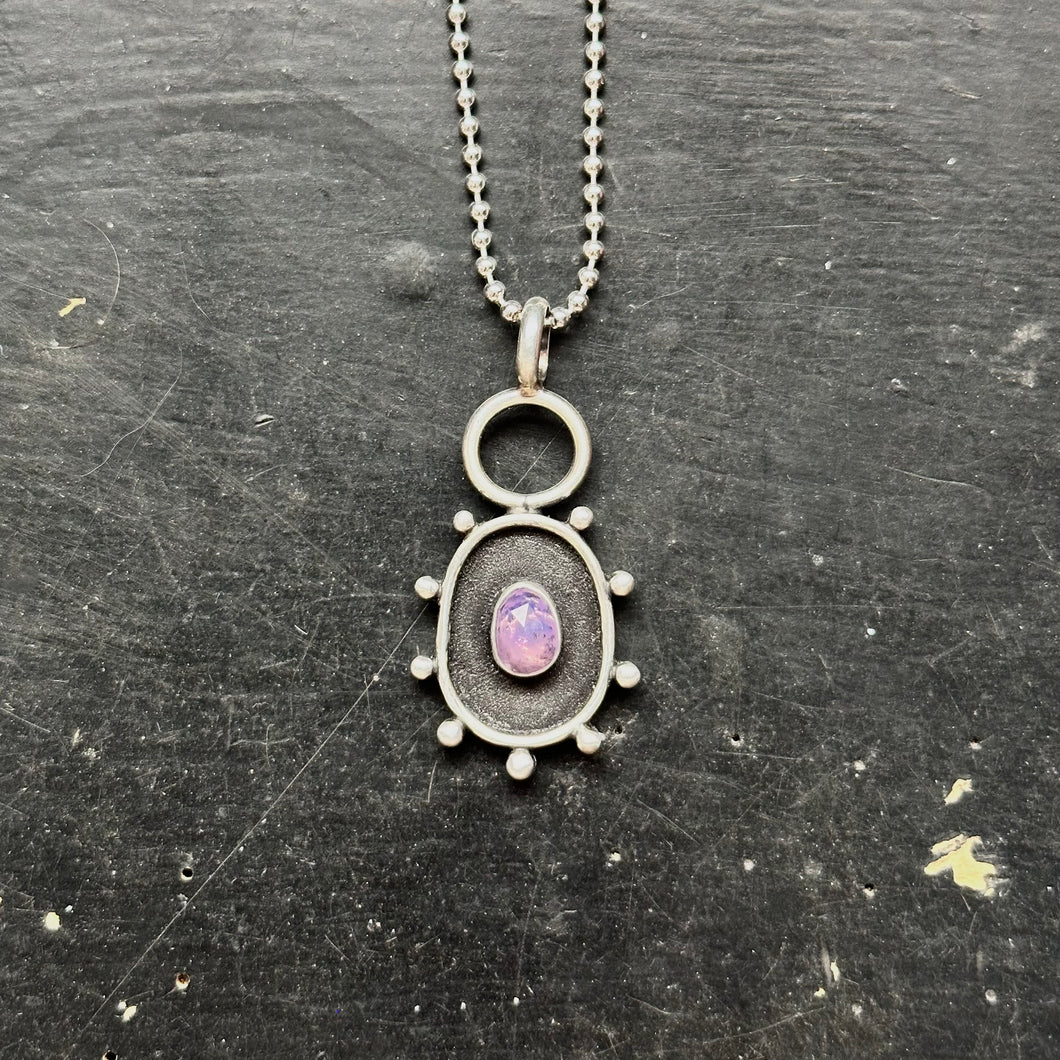 Hekate Talisman | Opalized Kashmir Sapphire