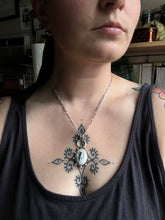 Load image into Gallery viewer, Hekate Necklace| .925 Silver| Jasper &amp; Hematite| Grounding
