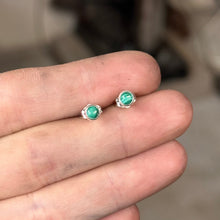 Load image into Gallery viewer, Stud Earrings | .925 Sterling Silver |Various Gemstones
