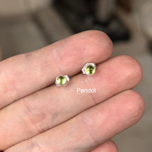 Load image into Gallery viewer, Stud Earrings | .925 Sterling Silver |Various Gemstones
