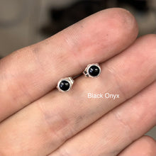 Load image into Gallery viewer, Stud Earrings | .925 Sterling Silver |Various Gemstones
