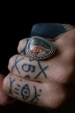 Load image into Gallery viewer, Sunray Ring | Magma Chalcedony | Size 7 | .925 Sterling Silver
