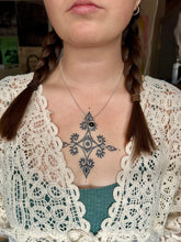 Load image into Gallery viewer, Portal Necklace | Rainbow Obsidian
