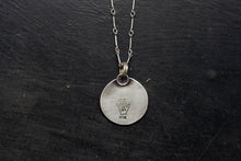 Load image into Gallery viewer, Monstera Necklace | Kingman Turquoise | .925 Sterling Silver
