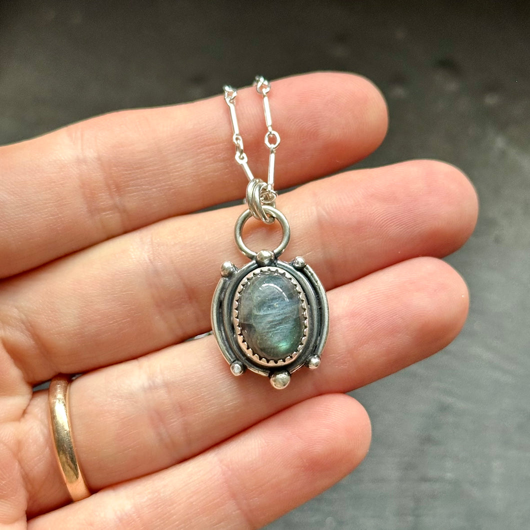 Zorya Talisman | Labradorite Necklace