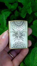 Load image into Gallery viewer, Botanical Zippo Lighter| Hand Engraved| Brass
