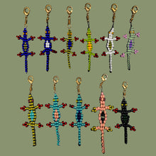 Load image into Gallery viewer, Beaded Lizard Charms
