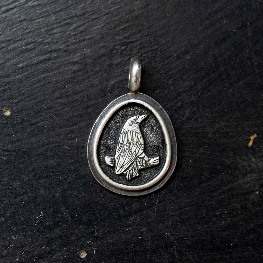 Crow Pendant| Made To Order | Symbols