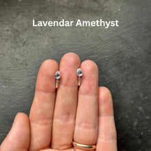 Load image into Gallery viewer, Gaia Studs| .925 Silver| Various Gems

