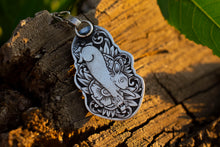 Load image into Gallery viewer, Rabbit Necklace| .925 silver| Various Gemstones

