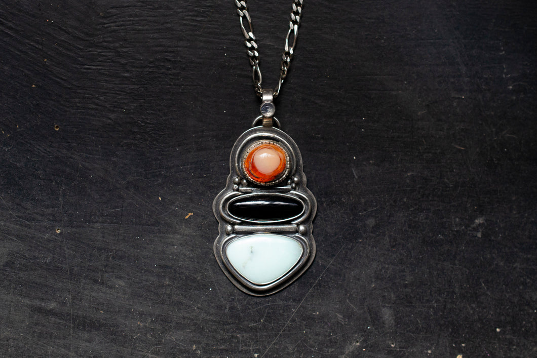 Rabbit Necklace| .925 silver| Various Gemstones