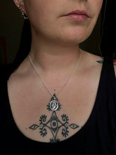 Load image into Gallery viewer, Serpent Necklace | .925 sterling silver | Symbols | One Of A Kind
