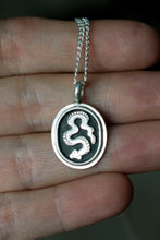 Load image into Gallery viewer, Serpent Necklace | .925 sterling silver | Symbols | One Of A Kind
