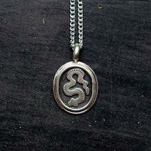 Load image into Gallery viewer, Serpent Necklace | .925 sterling silver | Symbols | One Of A Kind
