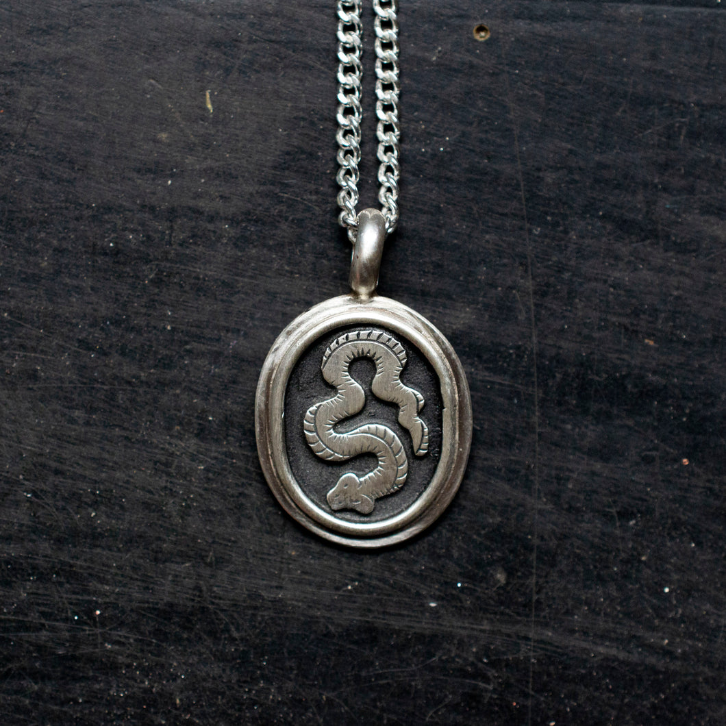 Serpent Necklace | .925 sterling silver | Symbols | One Of A Kind